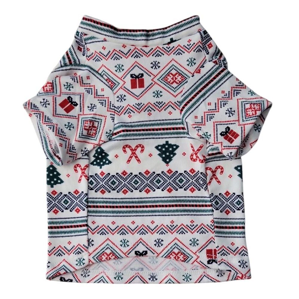 Member's Mark Family Sleep Stretch Easy Care Pet Pajama Coat - Fairisle